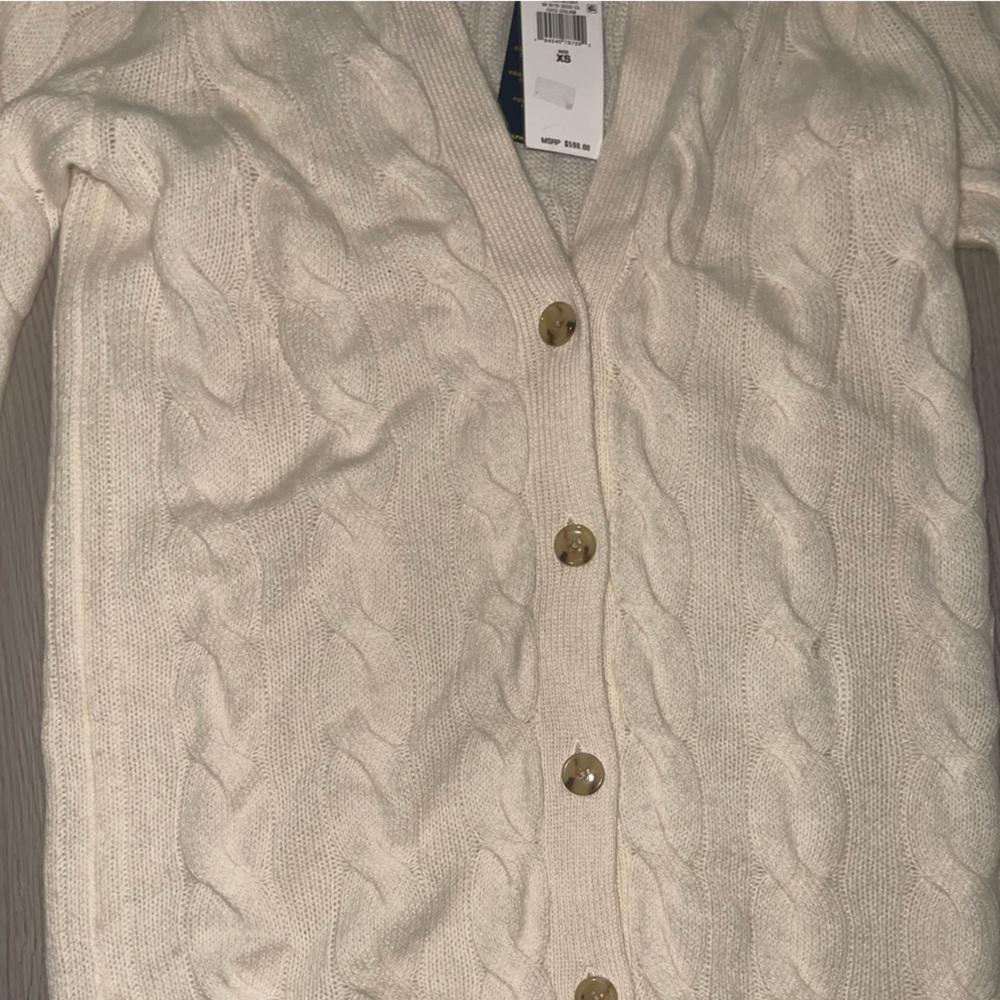 Cashmere button down - Picture 2 of 3